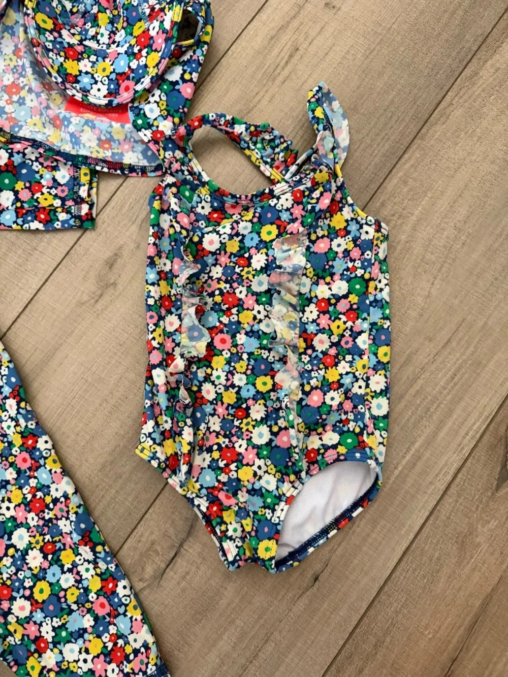Baby Boden Floral Swim Bundle – 9-12 Months